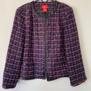 OSCAR DE LA RENTA Tweed  multicolor  blazer